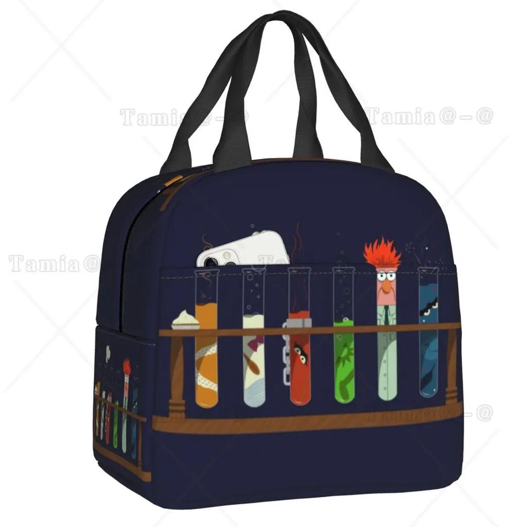 Химия Любитель Изолированная Сумка Для Обеда Для Женщин Многоразовая Научная Лабораторная Технология Термоохладитель Ланч-Бокс Для Детей Школьные