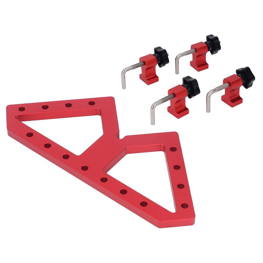 Adjustable Right Angle Positioning Clamp W Type Aluminum Alloy Woodworking Auxiliary Fixture