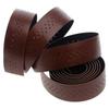 Anti-slip 1 Pair Road Bike Bar Plug Bike Protective Leather Wrap Handlebar Tape Bicycle Grips