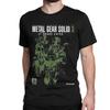 Мужская футболка Metal Gear Solid 3 Snake Awesome Футболки из чистого хлопка с коротким рукавом Футболки с круглым воротником Классическая одежда