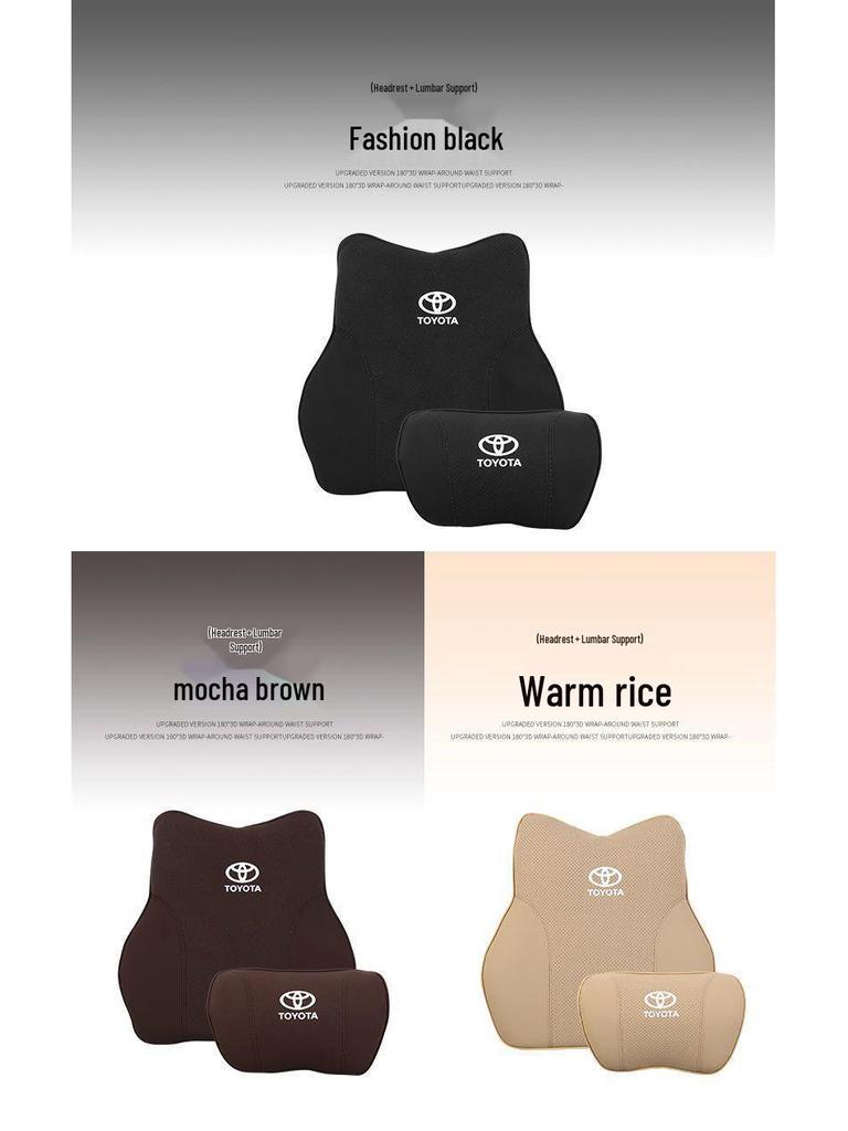 Customized Interior Parts for Toyota: Headrests, Lumbar Supports, RAV4, Wildlander, Highlander, Crown, Lu Fang.