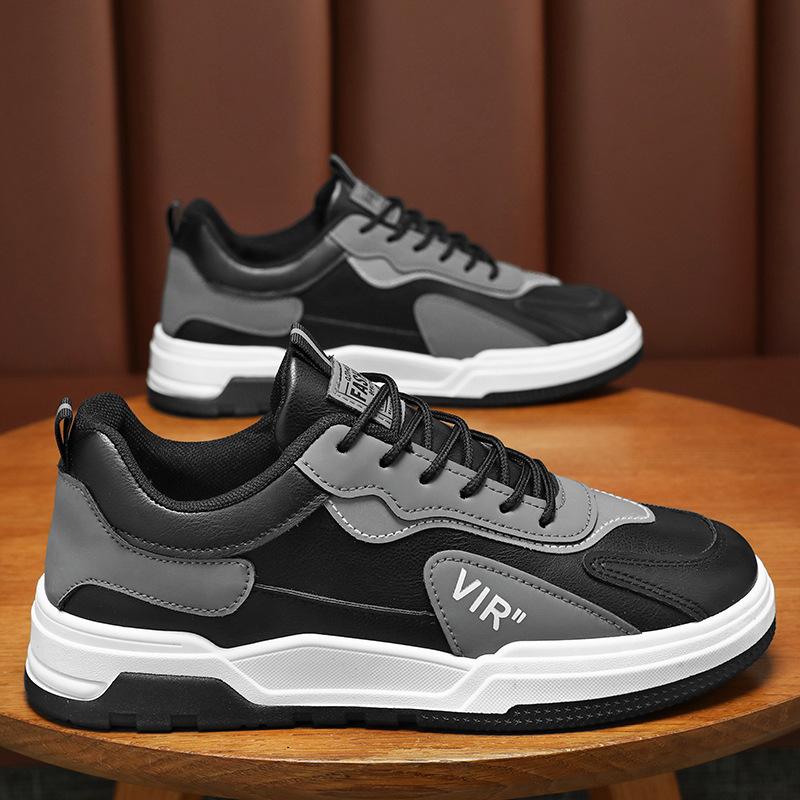 Fashion Men Casual Flats Shoes 2024 New Waterproof Wear-resistant Sneakers Male Student Board Shoe Non Slip Jogging Shoes Tenis