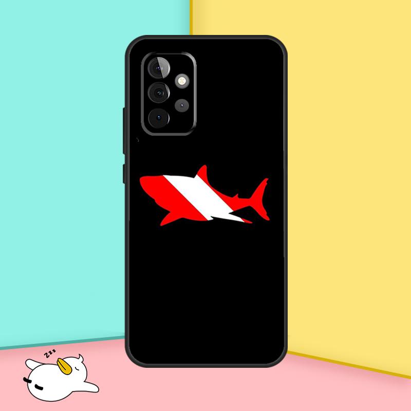 Diver Down Diving Flag Case For Samsung Galaxy A36 A56 A16 A33 A13 A23 A52 A32 A12 A54 A34 A14 A53 A15 A35 A55 A17