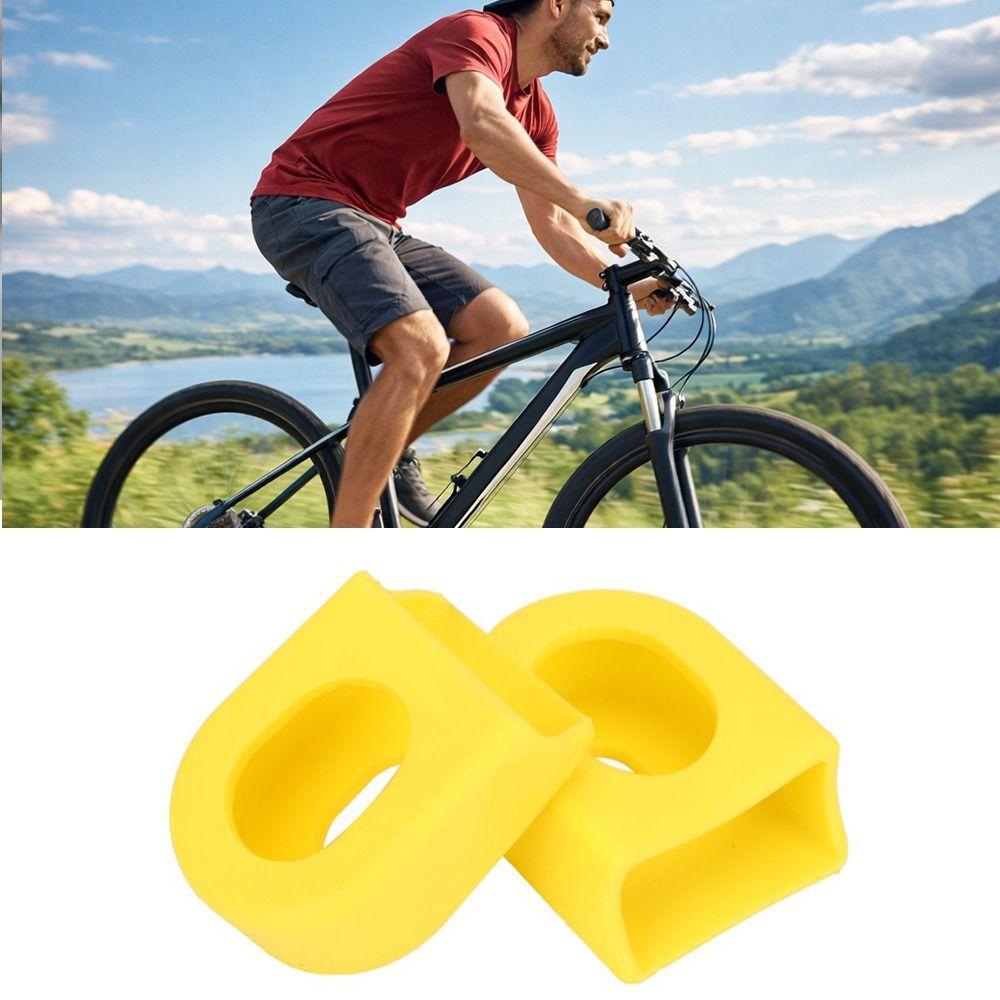 10PCS Soft Cycling Crank Boot Silicone Crank Arm Protectors Durable Crank Arm Cover  Bicycle Cycling