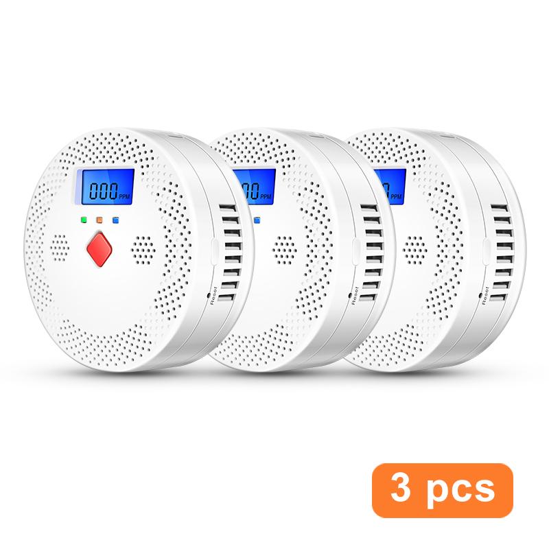 Tuya WiFi Умный Детектор Угарного Газа Сигнализация 85 дБ Звуковое Предупреждение ЖК Цифровой Дисплей Домашний Внутренний Монитор CO в Реальном Времени Отравление