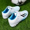 Новые детские футбольные бутсы для подростков, мальчиков, девочек, студентов, детей, TF, шипованные, на липучке, тренировочные