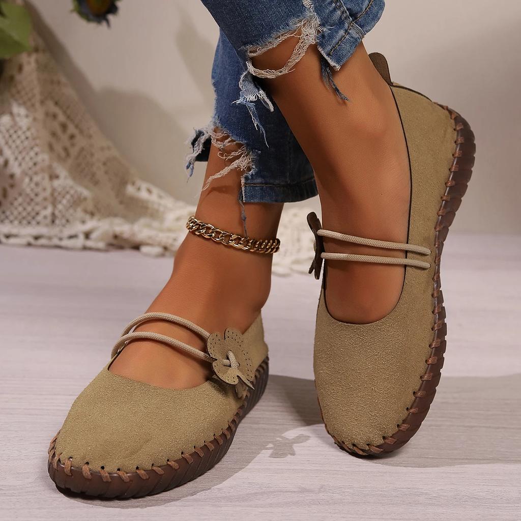 Мода 2024 года, брендовая женская обувь, большие размеры, женская обувь на плоской подошве, модная повседневная обувь на плоской подошве с цветочным принтом, горячая распродажа, круглый носок, легкие туфли на плоской подошве, низкие каблуки, Zapatos