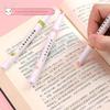 6 шт./компл. Kawaii цветы в форме линий маркер ручки роликовый наконечник кривая лайнер маркер для письма журналов рисунок канцелярские принадлежности