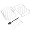 Fryer Rack Grill Steamer Rack Brush Stainless Steel Rectangle Dehydrator Racks for Ningja Foodi