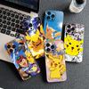 Casing for Apple iPhone 16 14 15 Plus 11 Pro Max 16E ProMax + 16Plus 15+ 14+ Phone Cover Soft Case Cartoon P-Pokemons P-Pikachus