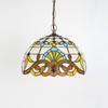Винтажные подвесные светильники Средиземноморский барокко витражная подвесная лампа светодиодные кухонные осветительные приборы домашний лофт декор