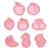 8 Pcs Fruit Biscuits Shape Biscuit Embossing Fondant Baking Molds Cakes Cookie Easy Safe Fondant Cake Mold Cake Decor