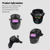 Solar Auto Colour Changing Welding Mask Head Mounted Welding Mask High Temperature Protection Welding Helmet