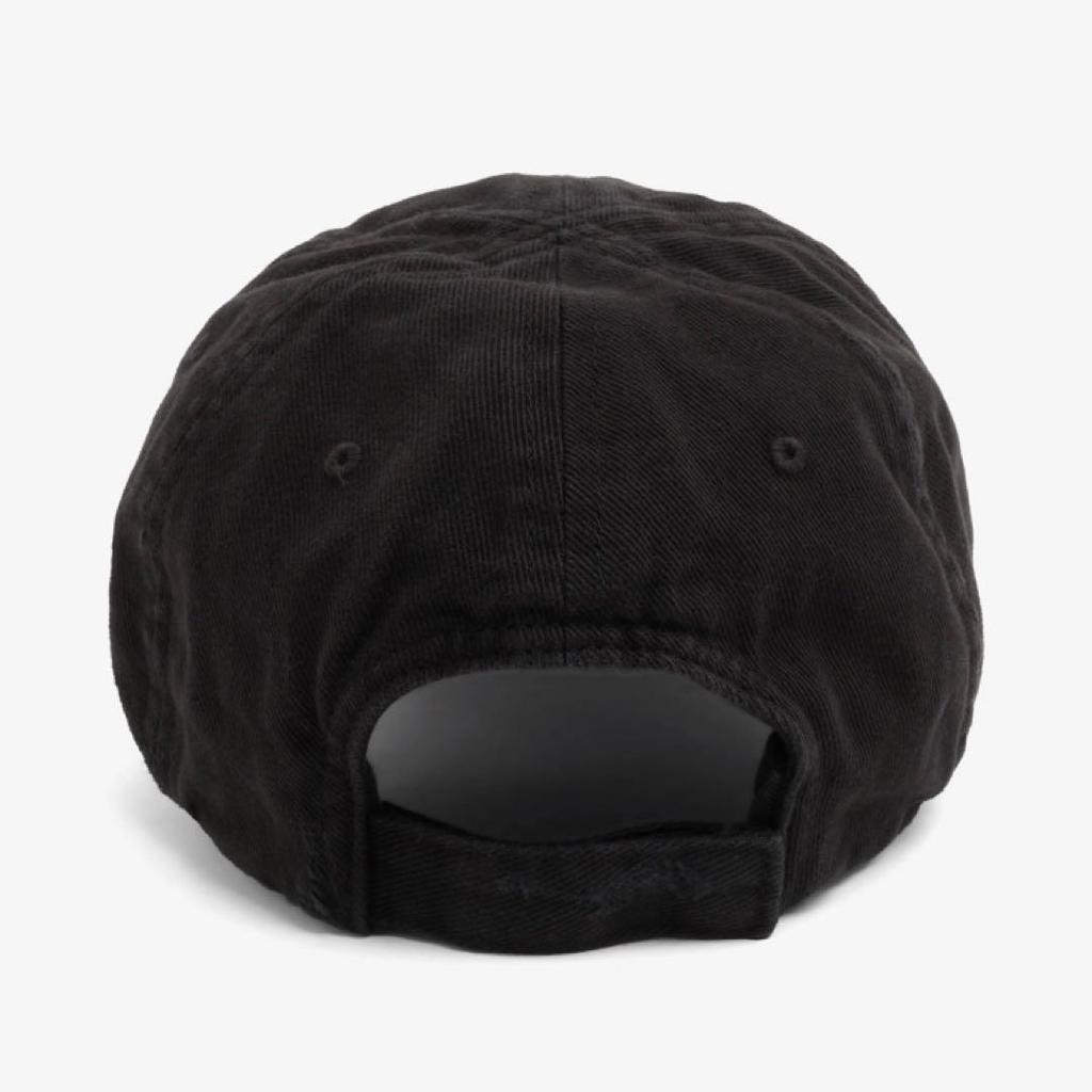 Б/у черная кепка BALENCIAGA