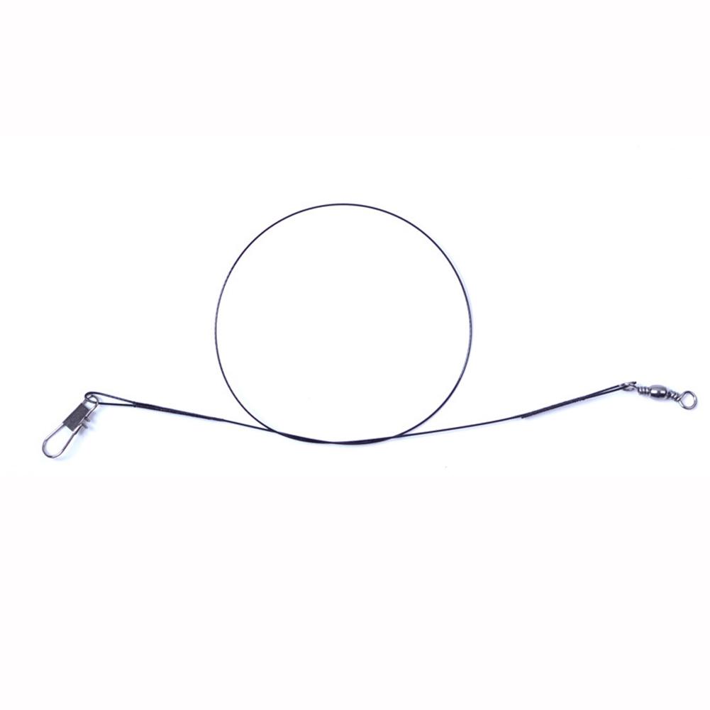 20 шт., вращающаяся стальная проволока, вертлюги, леска, рыболовный крючок, защитная защелка