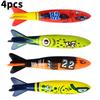Floating Torpedoes Rings Swimming Pool Toys Dive Sticks Kids Game Prop Gift