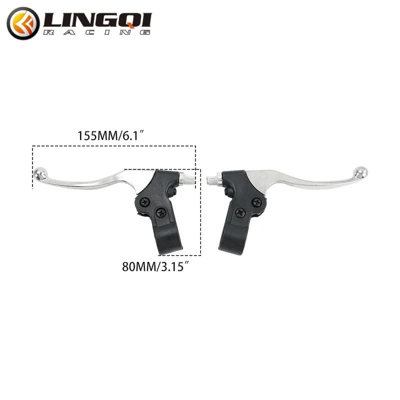 LINGQI RACING Clutch Levers Adjustable Folding Brake Clutch Lever For 47cc 49cc 2 Stroke Pocket Dirt Bike Gas Scooter Mini Moto