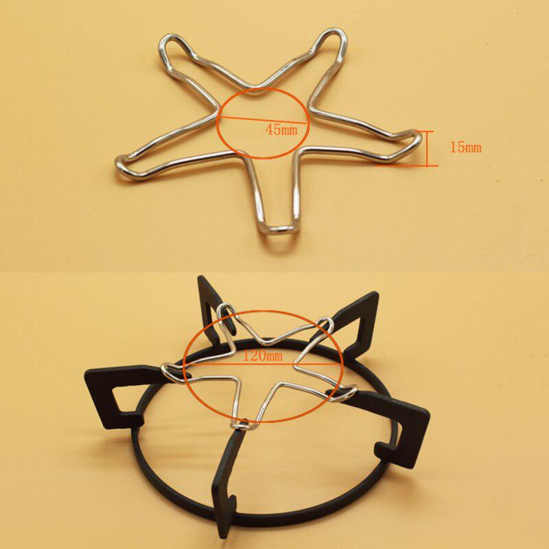 Подставка для кухонной кастрюли, хромированная газовая плита из нержавеющей стали, кофеварка, плита, аксессуары для посуды D1