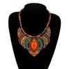Pendant Women Vintage Rhinestone Statement Bib Necklace Jewelry Tribal  Gift