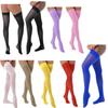 Women's Silk Thigh High Stockings Nylon Socks for Women Halloween Cosplay Costume Party Tights Accessory