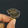 Медная проволока драгоценного камня ископаемого аммонита обернула кольцо ювелирных изделий Хандмаде для подарка