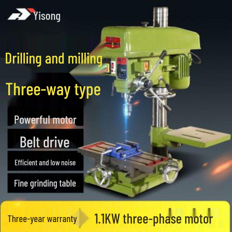 Compact Multifunctional Bench Drill Press and Tapping Machine