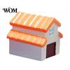 Sun Resistant Miniature House Figurine, Mini Ornament for Micro Landscape, Small Tiny Toy Decoration Doll Fairy Garden Planter Pot