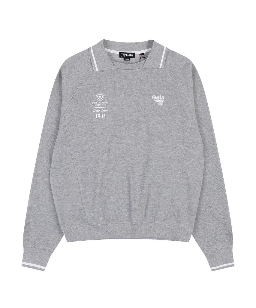 GOLA Essential Collar Sweat Shirts [Melange Grey]
