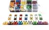 Large Capacity Car Flat Mini Flat Low Profile Fuse Set 100pcs 5A 7.5A 10A 15A 20A 25A 30A 40A