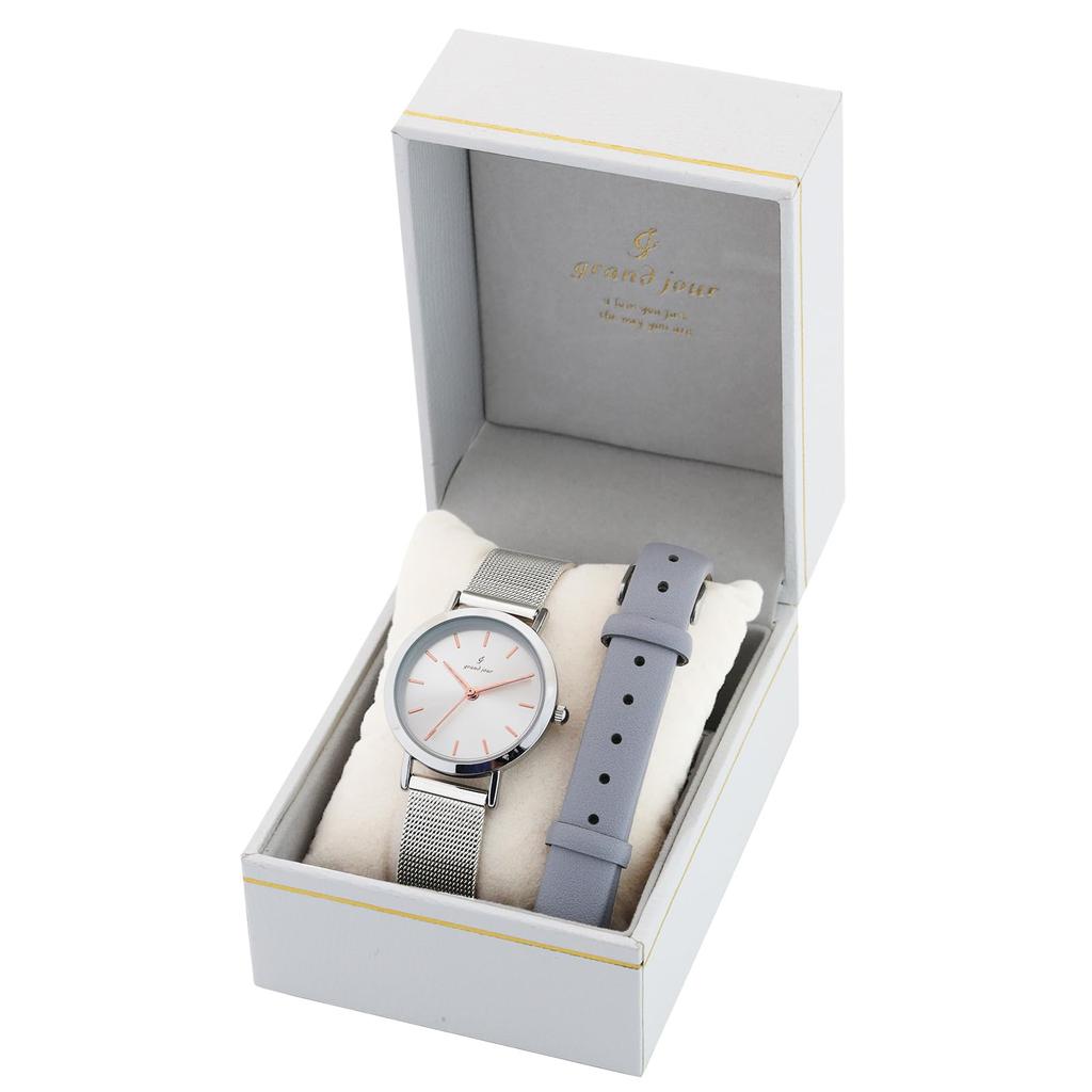 Часы Flame Grandeur серые [Sun Co., Ltd.] GJC13-SGY женские