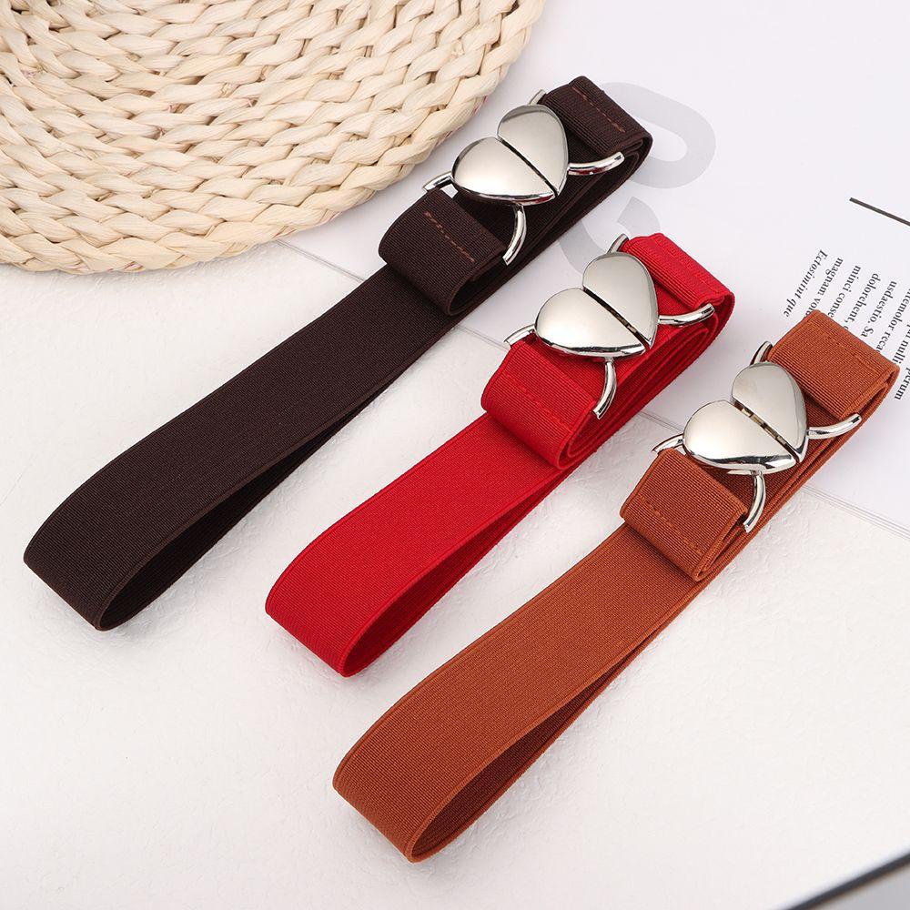 Платье с пряжкой в виде сердца, украшение, эластичные ремни, поясной ремень, декоративный пояс, поясные ремни