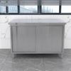 Thickened Stainless Steel Sliding Door Workbench