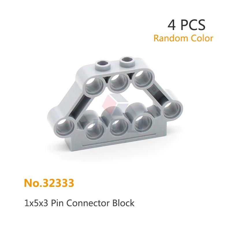 Нетоксичное Техническое Кольцо для Вождения Универсальный Карданный Вал Ось и Штифтовое Соединение с Отверстиями Блоки Moc Высокотехнологичные Строительные Кирпичики Игрушка Запасные Части