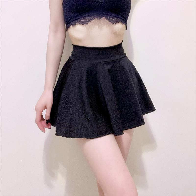 New Women Pleated Skirt Sexy Mini Skirts High Waist School Girls Mini Skirt White Black A Line Short Skirts Tennis Women Clothes