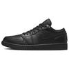Jordan Air Jordan 1 Black Warrior Abrasion Resistant Low top Vintage Basketball Shoes Men's Black White 553558-093(Team1576-)
