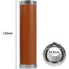 SeraphinaT Bike Handlebar Grips Double Lock on Leather Handlebar Grips for