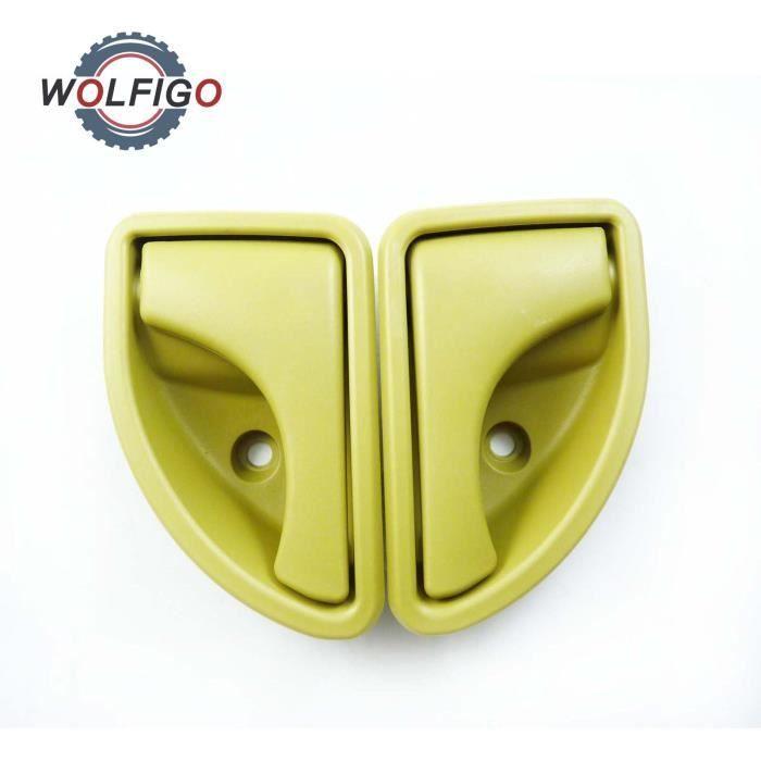 Pièces Auto,WOLFIGO poignée de porte intérieure avant gauche-droite, pour Renault Kangoo Twingo, vert 8200247802 - Type front left#A