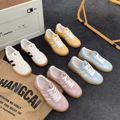 Версия из коровьей кожи~ Летние сетчатые дышащие новые ретро универсальные нишевого дизайна спортивные и повседневные туфли