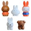 Set of 5 Miffy Finger Puppets (Melanie, Snowy Bunny, White Rabbit, Snuffy, and White Ghost)