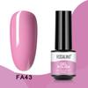 ROSALIND Mini Nail Polish Gel Semipermanent UV Multiple Colors Varnish Hybrid Nail Art Soak Off Top Base Coat Regular Gel Lacquer