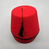 Moroccan Hat Felt Fez Cap Breathable Turkish Tassels Cap Tarboosh Fez Hat  Role Play Headwear