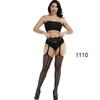 High-End Sexy Lingerie Fishnet Stockings with Non-Slip Garter, Nurse & Stewardess Style