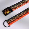 Hip Hop  Men'S Canvas Belt Personalized Casual Flame Belt Designer Belts For Women Cowboy Strap Punk