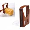Самодельная Хлеборезка Пластиковая Складная Подставка-Держатель для Ножа для Хлеба Кофейного Цвета для Тостов, Тортов, Бутербродов, Инструмент для Нарезки и Выпечки