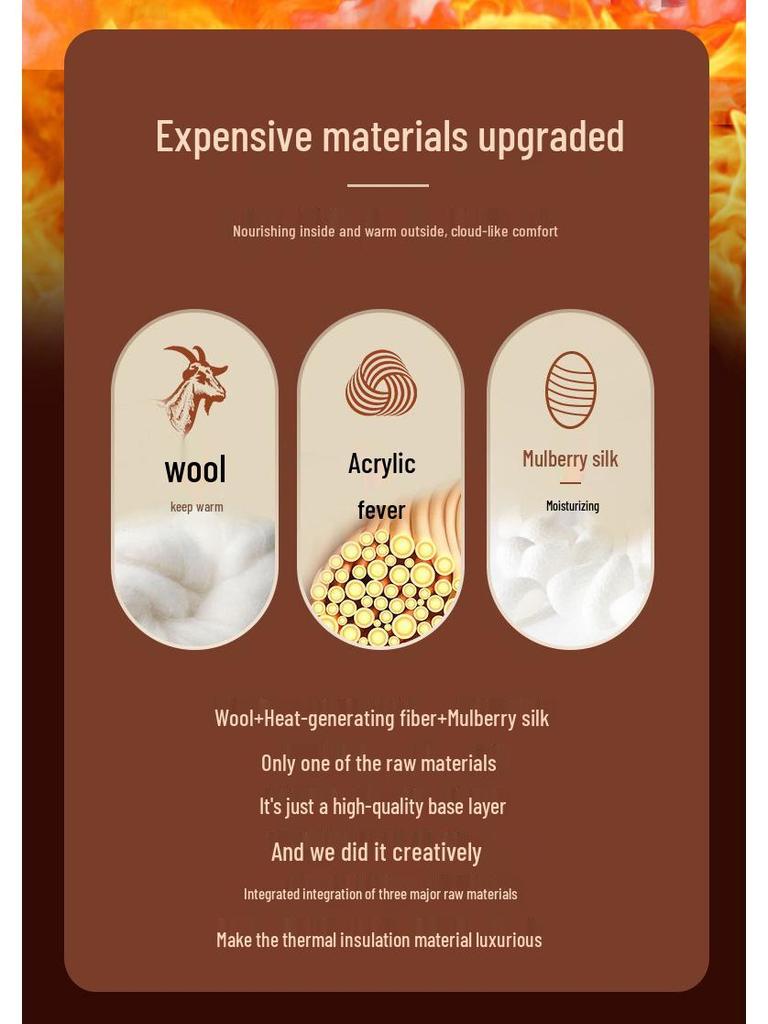 Женский теплый базовый слой из шелка тутового дерева и шерсти с флисовой подкладкой, со средней высотой горловины, коллекция осень/зима 2025