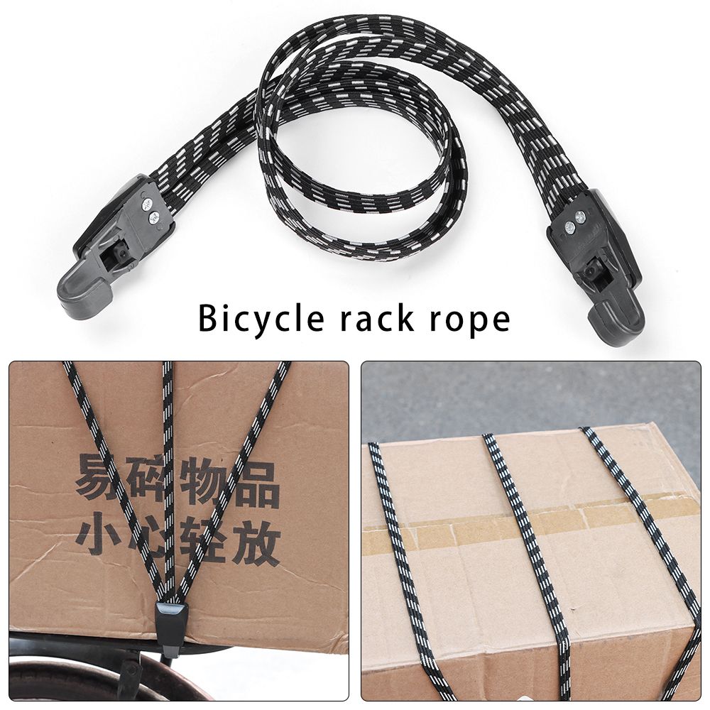 Rack Carrier Strong Elasticity Bike Elastic Straps Tensioning Belts Cord Hooks Bicycle Luggage Rope