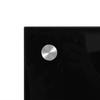 Black Kitchen Backsplash Tempered Glass 100 x 40 cm