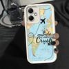 Travel Map Artistic Pattern Soft Phone Case for Xiaomi Redmi Note 15 14 13 12 11 Pro Plus 10S 11S 4G 11T 5G Shell Silicone Funda