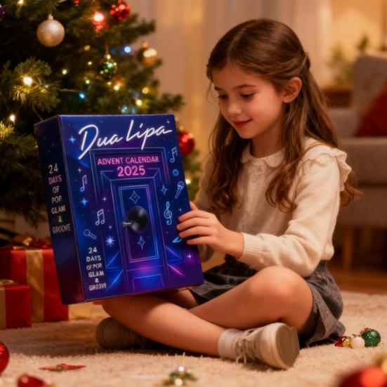 Календарь Адвента 2025 24 дня Акриловое украшение с музыкальными темами Рождественский декор для отсчета дней для елки и фанатов Праздничный коллекционный предмет