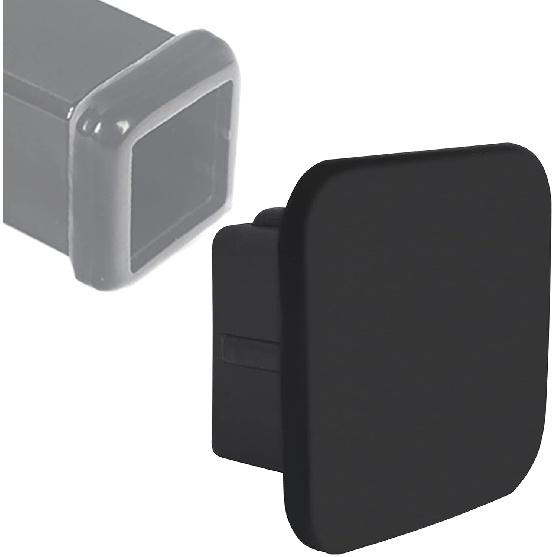 2 Inch Trailer Hitch Cover Black Rubber Tow Receiver Tube Plug Cap Fits For Any 2" X 2" Square Receiver Tube Fits For Class 3 4 5 To-Yota F-Ord G-MC